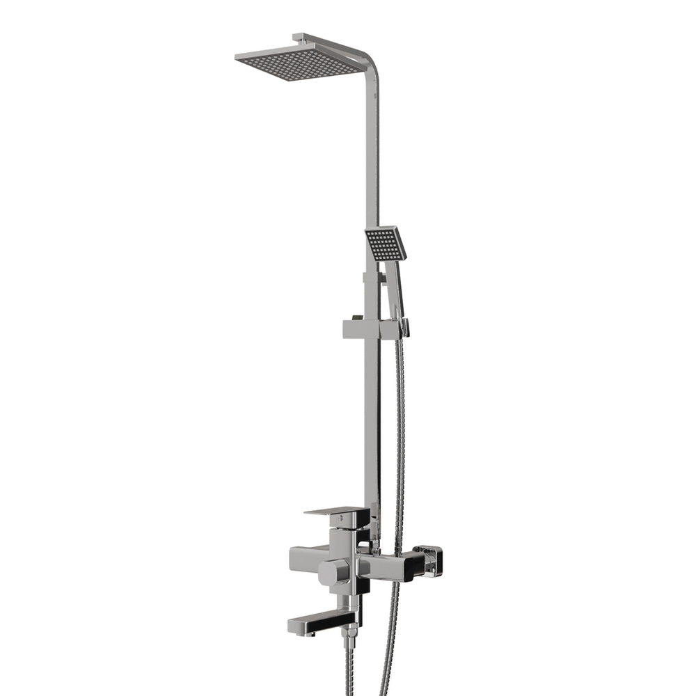 Душевая система 40к ML2433 излив лейка 1 позиция +лейка "Тропический душ" ХРОМ