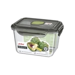 КОНТЕЙНЕР ДЛЯ ПРОДУКТОВ ГЕРМЕТИЧНЫЙ С КЛАПАНОМ BRILLIANT ПРЯМОУГОЛЬНЫЙ 0,7Л (Черный)