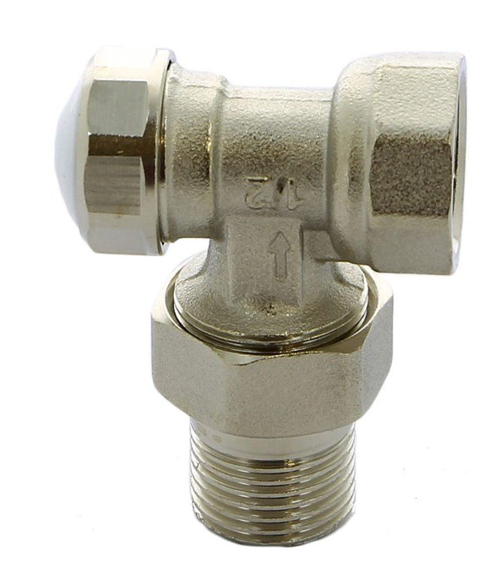 Вентиль регулировочный 1/2" угловой (EMMETI)