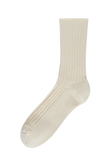 Носки удлинённые из хлопка Айвори