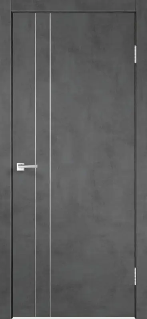 Межкомнатная дверь TECHNO М 2 Муар тёмно-серый