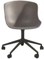 Стул офисный на колесах Papatya Globe-S Chief, тортора