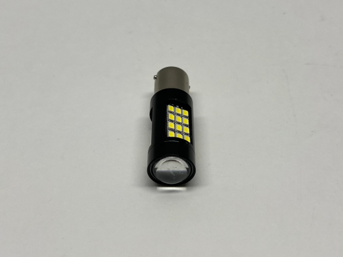 P21W / Светодиодная лампа P21W, 42 диодов, белый, 12-24В, линза (за 1 шт.) -