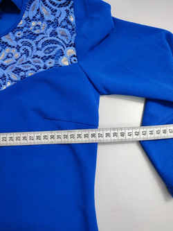 Платье с ажурной вставкой 46 размер, новое с браком