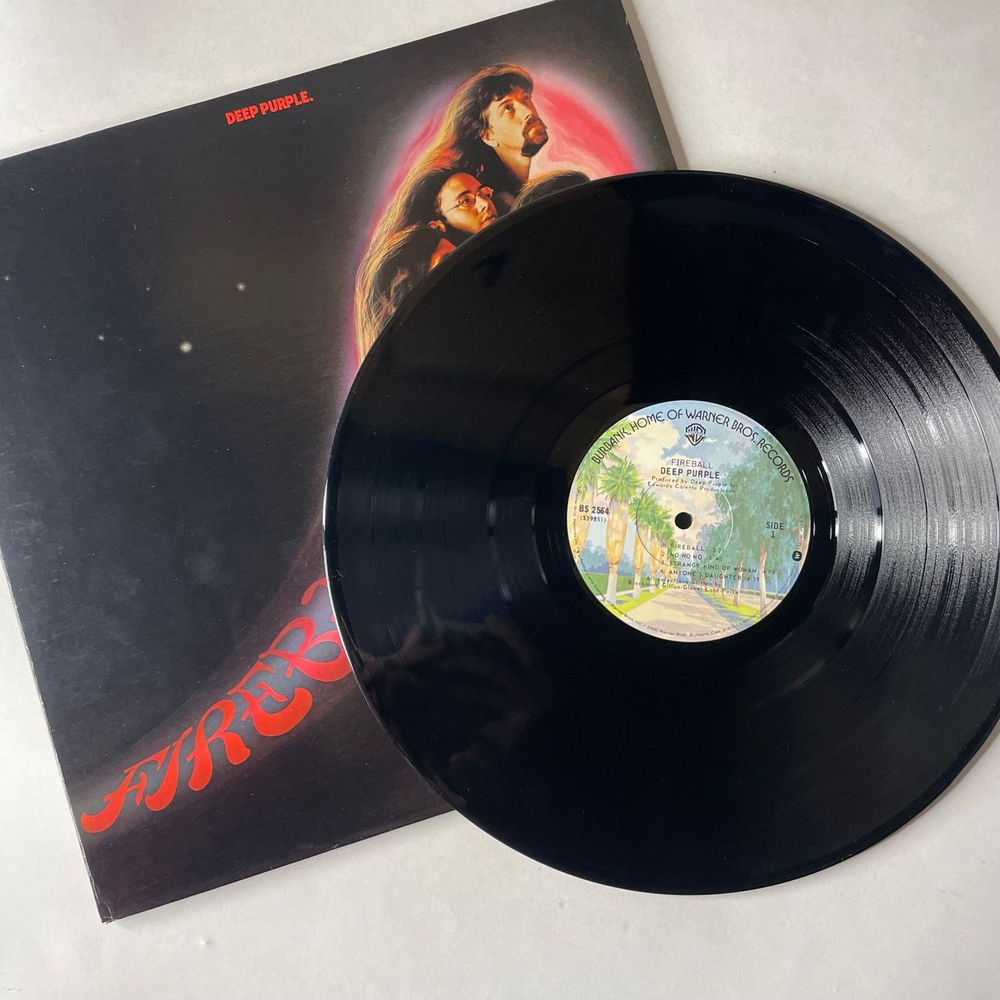 Винтажная виниловая пластинка LP Deep Purple Fireball (США 1974)