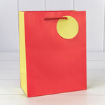 Пакет подарочный 18х23х10см Премиум матовый (Красный)