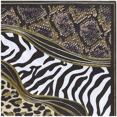 Салфетки «Сафари», 25 см/ 33 см, 6 шт