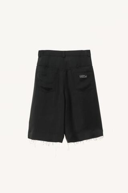 ZARA X WILLY CHAVARRIA ШОРТЫ-БЕРМУДЫ СВОБОДНОГО КРОЯ, ЧЕРНЫЙ