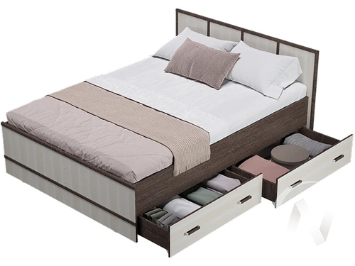 Кровать 1.4 МС Сакура (венге/лоредо)