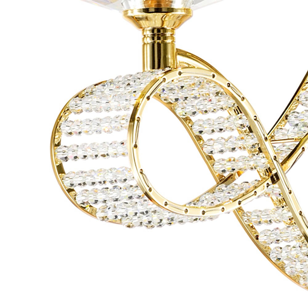 705032 Люстра подвесная RICCIO 3х40W E14 ЗОЛОТО