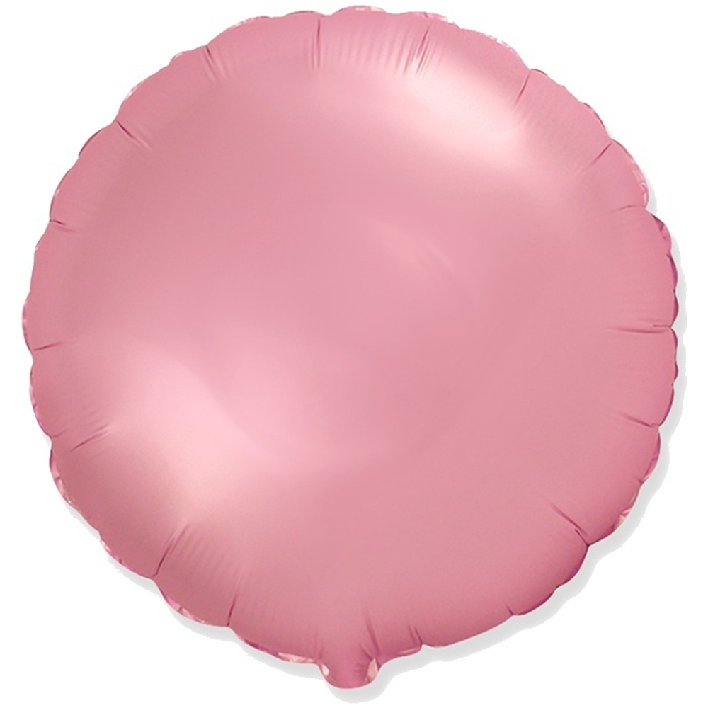 Шар сатин розовый, с гелием #401500RS-HF1