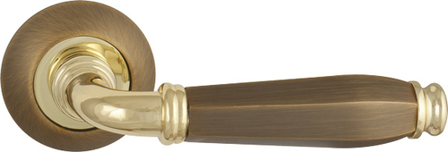 Ручка Фуаро ENIGMA RM AB/GP-7, цвет бронза/латунь ЦАМ (гарантия - 12 месяцев)