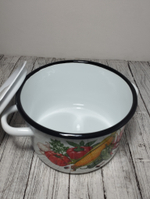 Кастрюля 2,9л с рисунком Кукуруза белая 1с16с