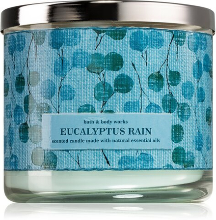 Bath & Body Works Eucalyptus Rain - ароматическая свеча II. /   411  g  / GTIN 667556795189