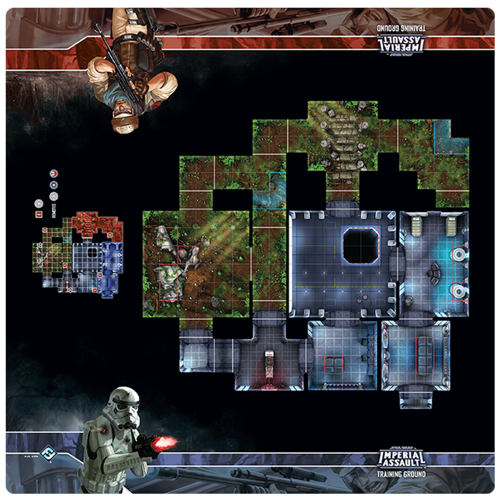 Star Wars Imperial Assault: Training Ground Playmat