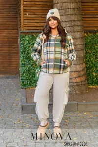 Кардиган 0201-зеленый Minova