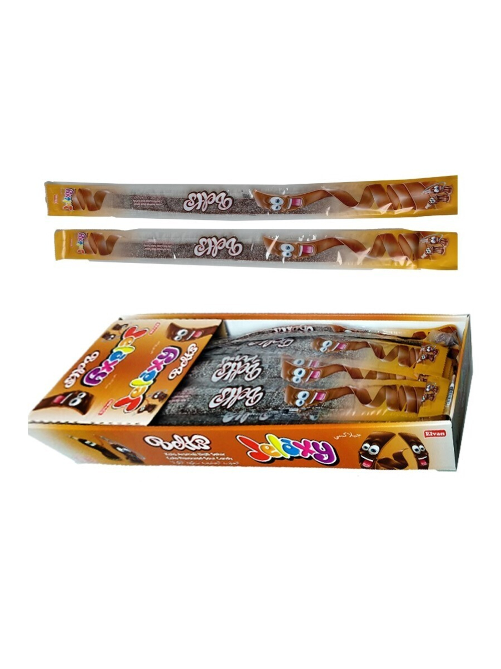 Кислые ленты Джелекси со вкусом колы 15гр
