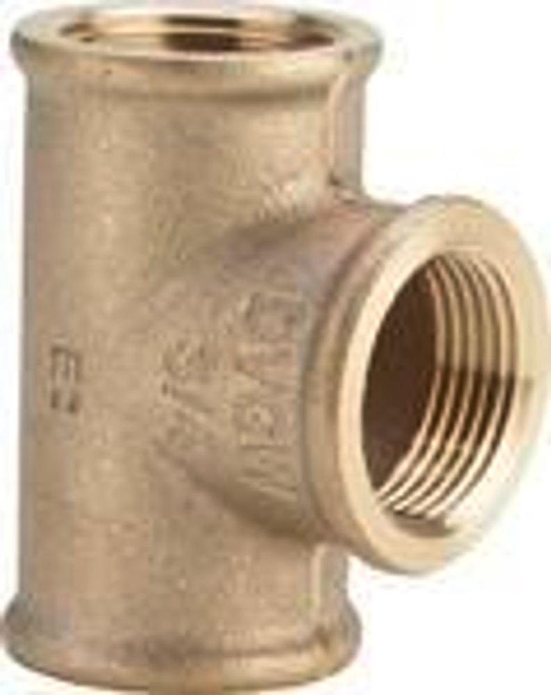 Тройник Viega, ВВВ, 1&quot;х3/4&quot;х1&quot;, бронза, переходной