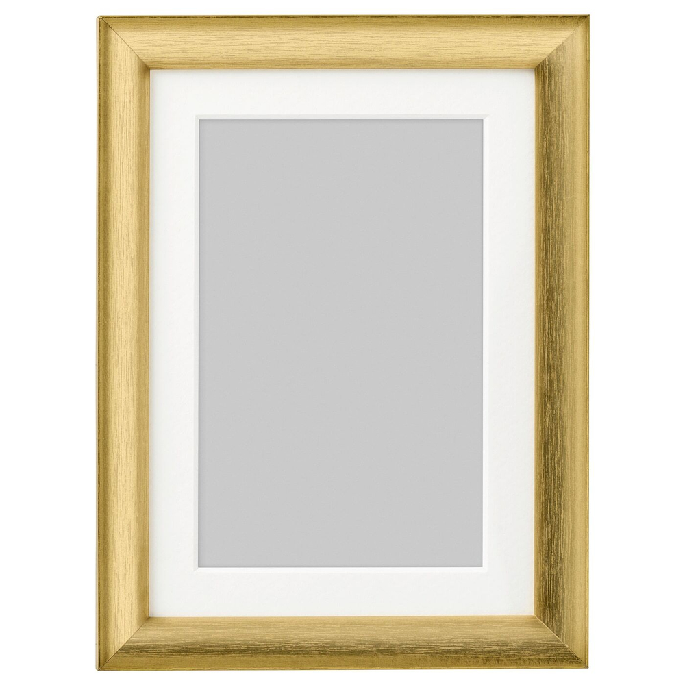 IKEA SILVERHÖJDEN  (ИКЕА СИЛВЕРХÖЙДЕН)  -  Рамка, золотой цвет, 13x18 см