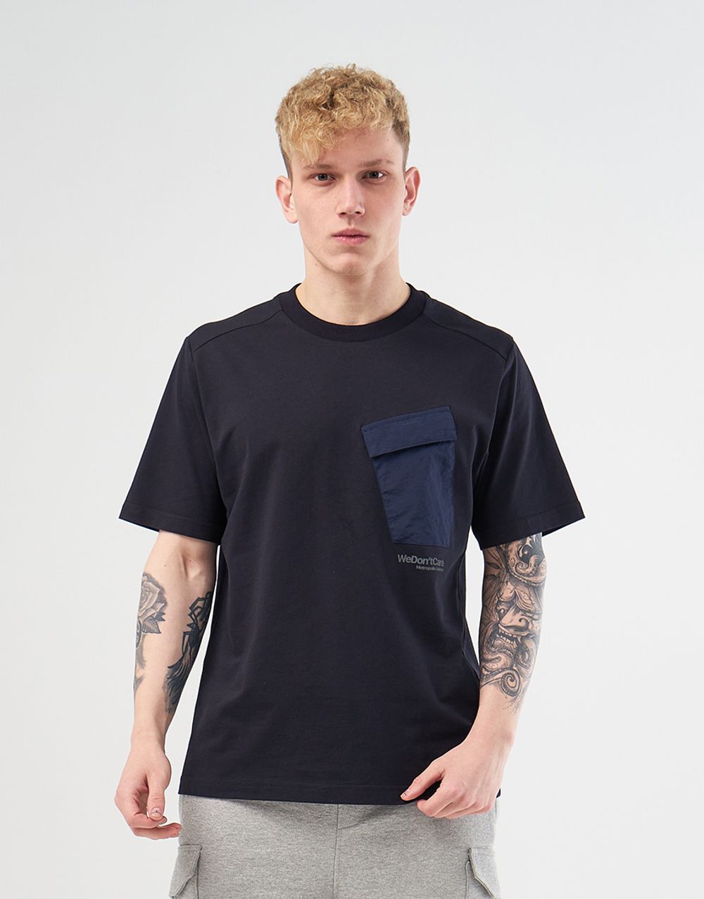 Футболка We Don’t Care Pocket T-shirt Navy