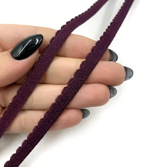 Резинка отделочная слива 8 мм (цв. 076), 641/8