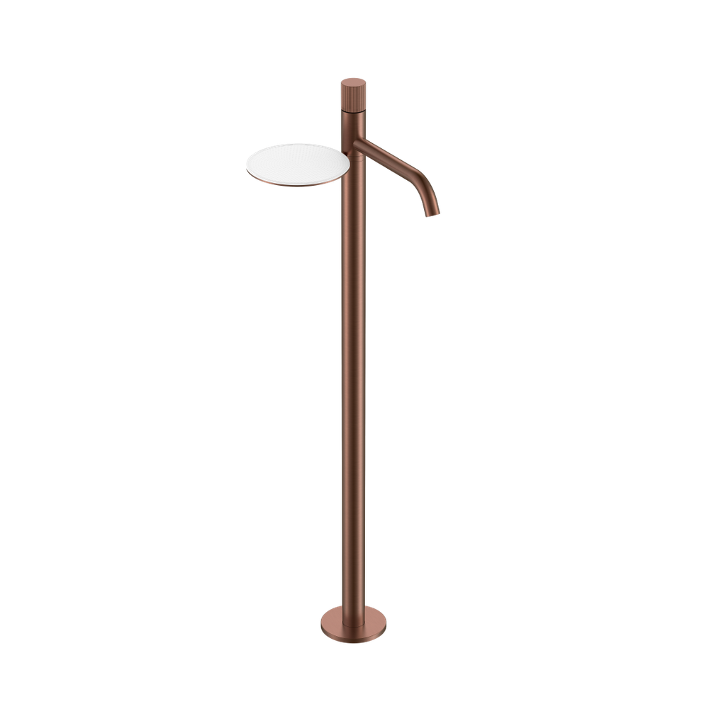 Смеситель STICK напольный для умыв. BRUSHED BRONZE LINEA