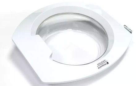 Люк в сборе (стекло люка в сборе с обрамлением) для стиральной машины Hotpoint-Ariston (Аристон) 267744