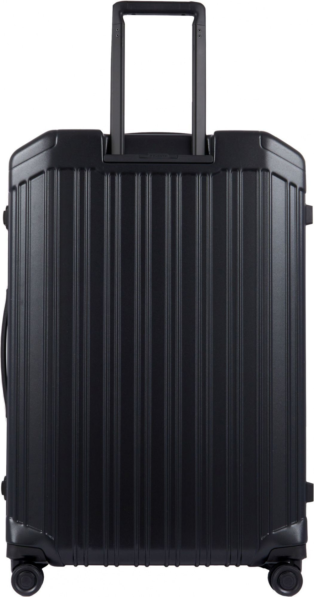 Чемодан Piquadro PQ-LM (BV4428PQLM/NO) 51x75x28см 82л. поликарбонат/натур.кожа черный матов.
