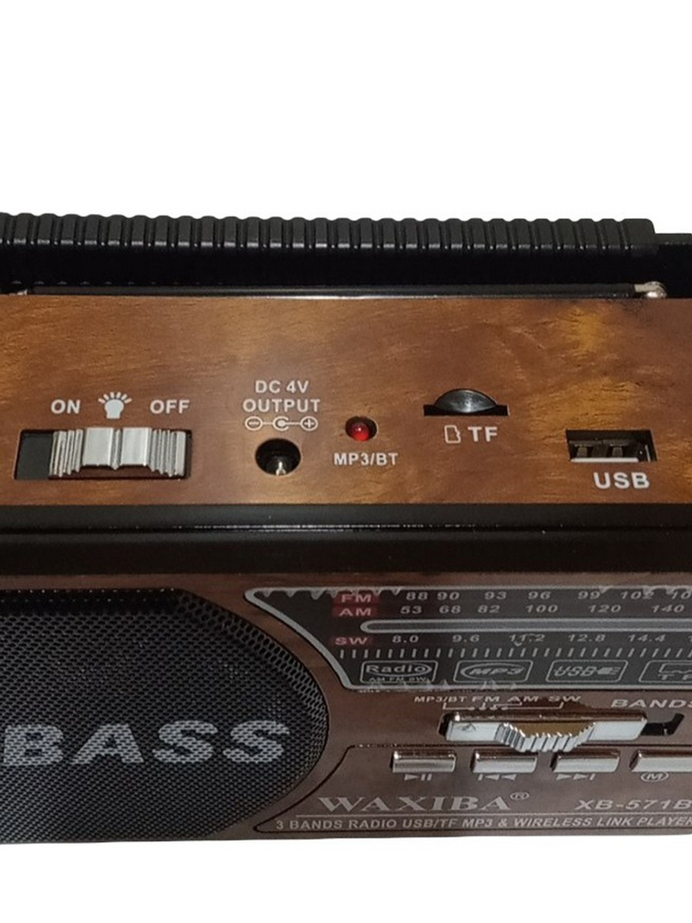 Радиоприемник с MP3 плеером и Bluetooth +фонарь XB-571BT