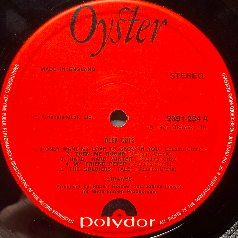 Strawbs - Deep Cuts (Англия 1976г.)