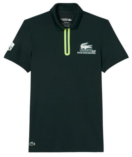 Теннисное поло Lacoste Unisex Rolex Paris Masters Edition Ballboy - sinople green