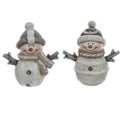 GAEM Фигурка декоративная "Снеговик", L8 W4 H8,5 см, 2в.