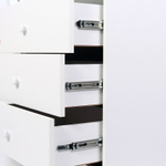 Комод "Ричард" 5 ящ. (арт.65) МДФ 800/5 (белый)