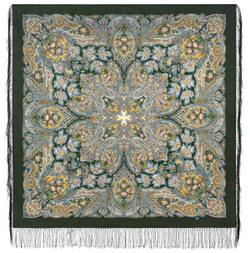Павловопосадский платок Осенние метаморфозы 2007-2