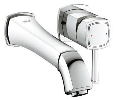 Смеситель для раковины настенный на 2 отверстия Grohe Grandera 19930000