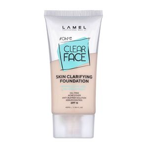 Тональный крем для лица LAMEL PROFESSIONAL OHMY CLEAR FACE тон 402, матирование и стойкость