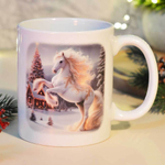 Кружка 350мл Новогодняя лошадь, MFK20591