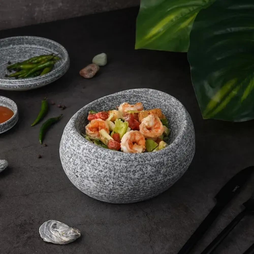 Салатник 250 мл 17,5*15,5 см h8,7 см Stone Untouched Taiga P.L. Proff Cuisine [1]