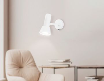 Настенный светильник с выключателем и сменной лампой 1*GU10 TA13128 WH белый Techno Spot Move Ambrella