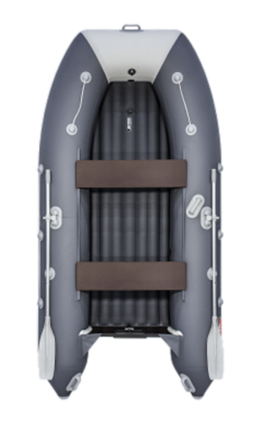 Лодка ПВХ Таймень LX 3400 НДНД Графит/светло-серый