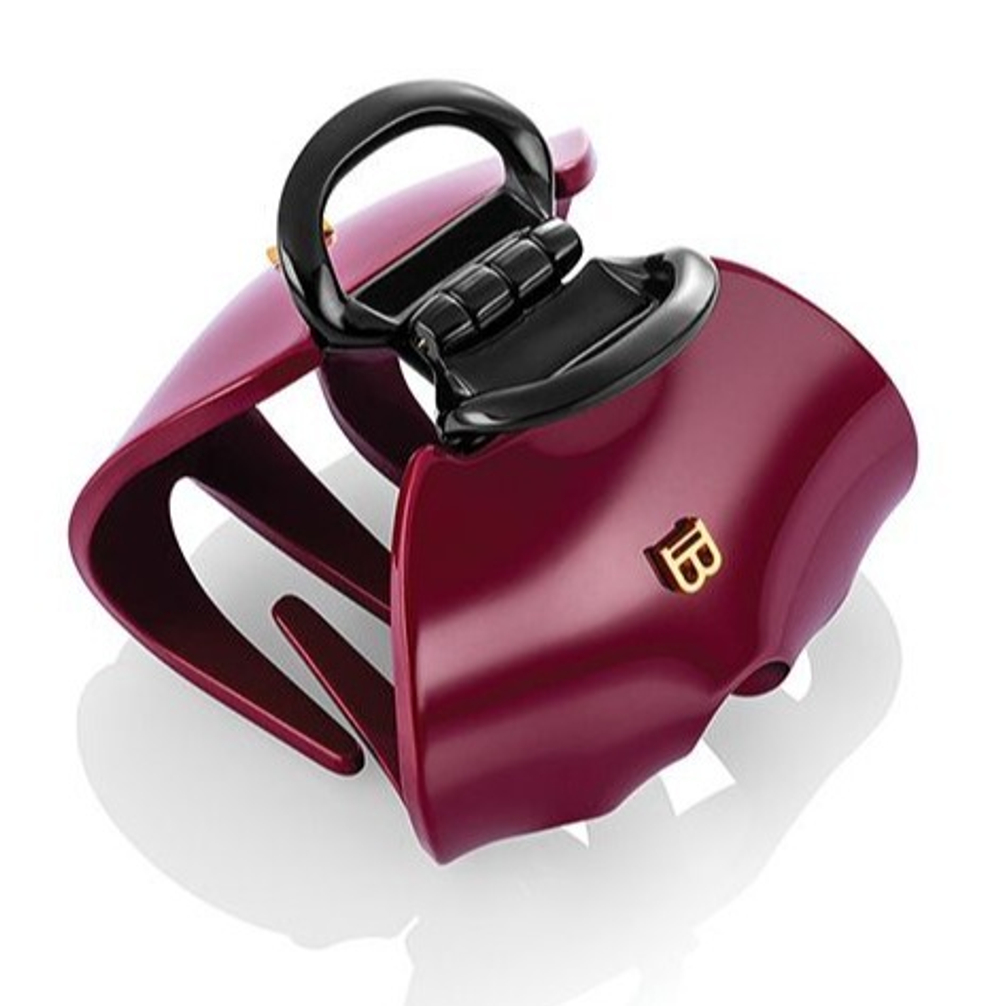 Balmain Hair Couture Заколка краб Императорская Бархатный Бургунди Pince à Cheveux Imperiale Velvet Burgundy