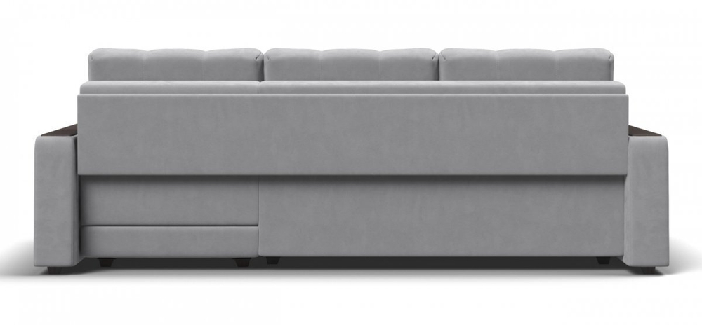 Угловой диван BOSS 2.0 Classic XL велюр Monolit сталь
