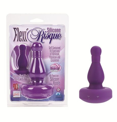 Фиолетовая анальная пробка с 10 функциями (Цвет: фиолетовый)