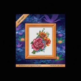 "Букет с незабудками"-171 вышивка