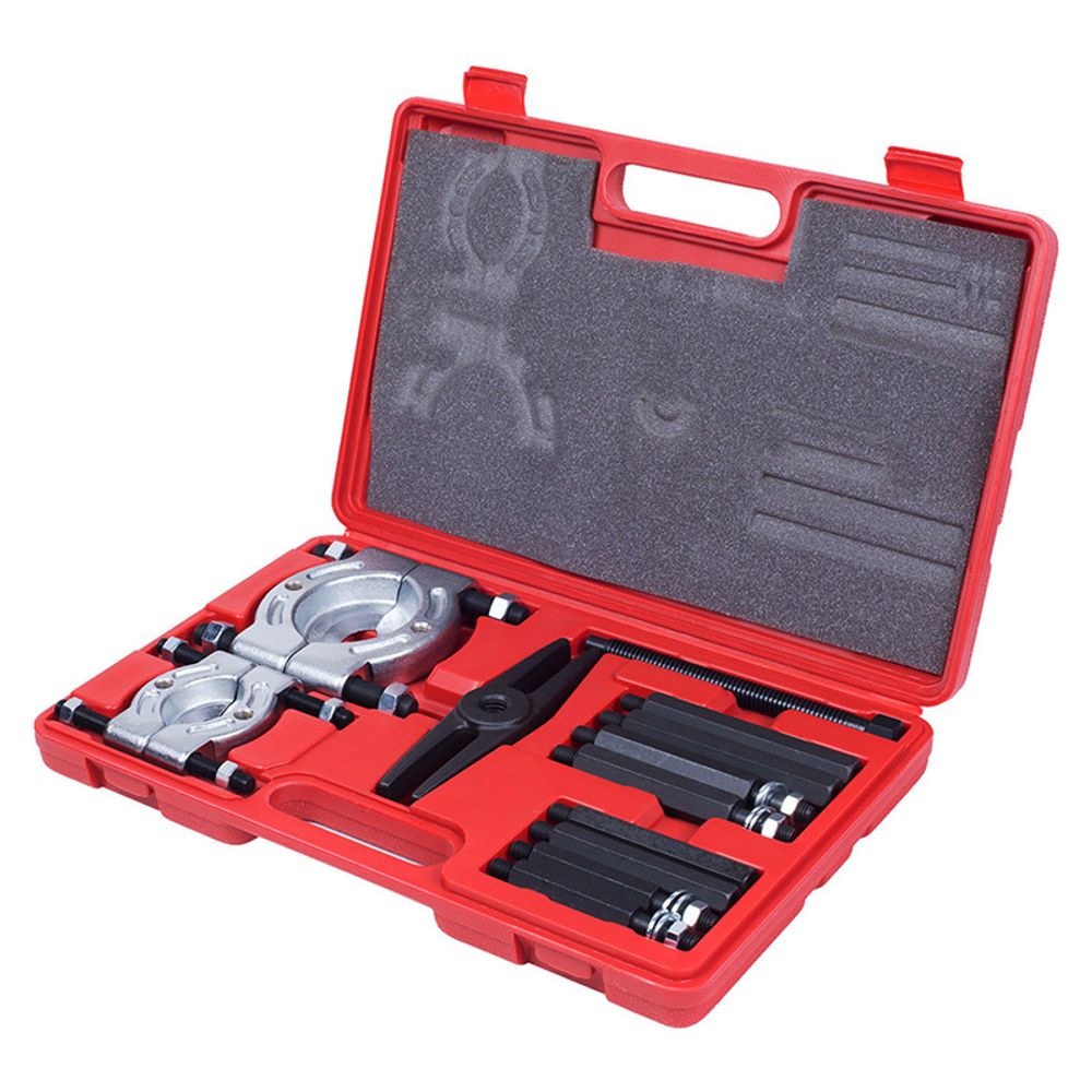 МАСТАК (104-10375C) Съемник подшипников, 30-75 мм, сегментного типа, кейс, 12 предметов