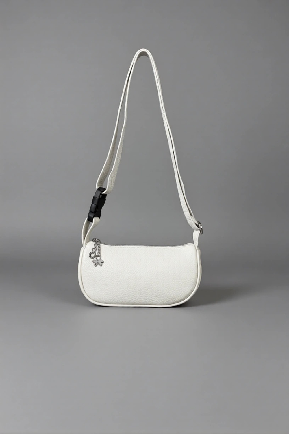 Сумка женская кросс-боди экокожа бежевая QOZA