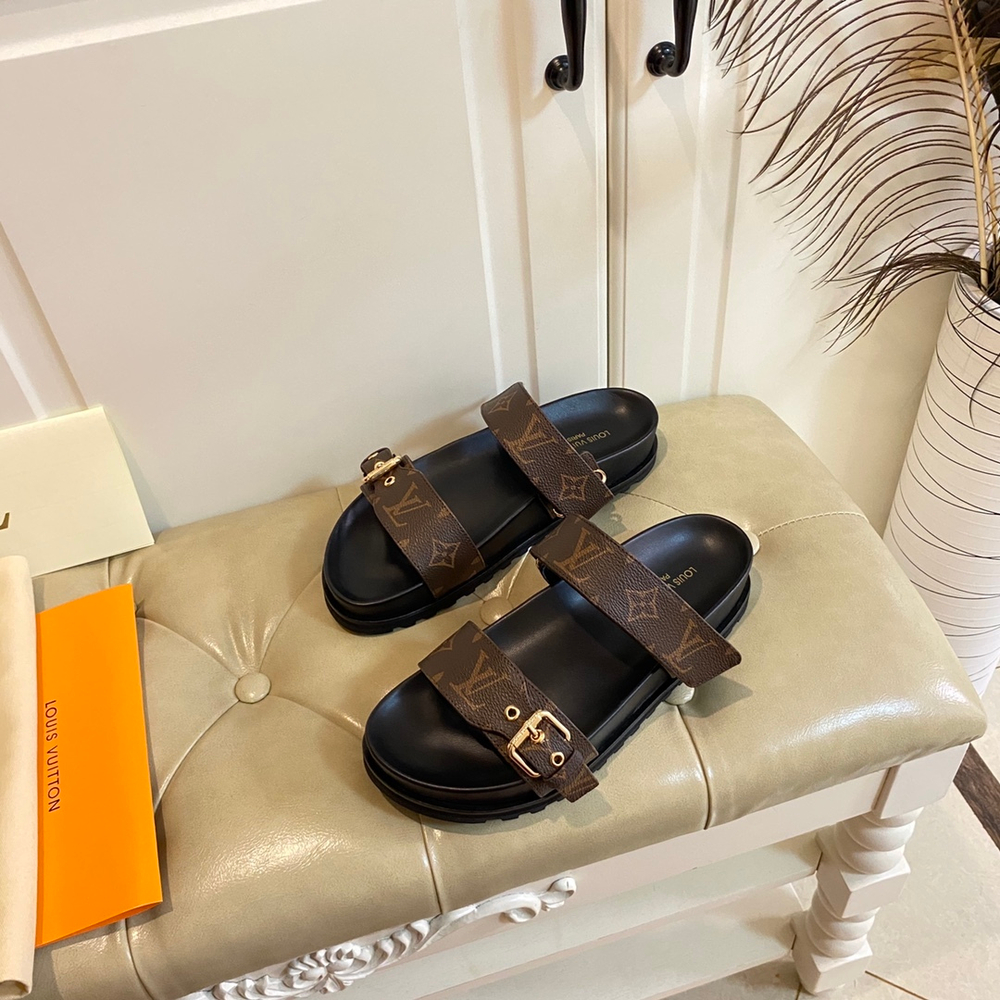 Louis Vuitton Bom Dia Flat Comfort Mule