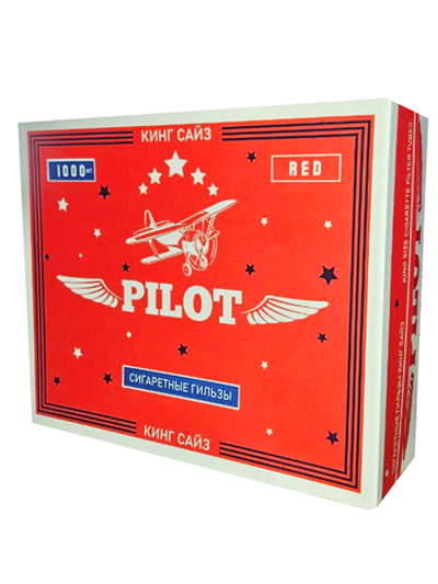 Гильзы для сигарет "PILOT" KS Red 8/15мм 1000шт