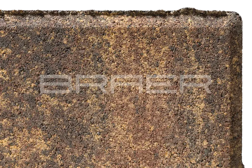 Тротуарная плитка Braer Прямоугольник, Color Mix Мальва, 60 мм