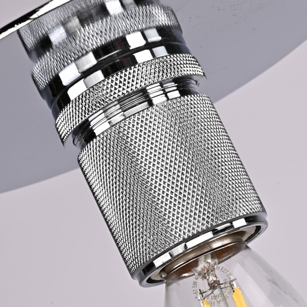 Подвесной светильник RH Utilitaire Disk Shade Pendant Silver